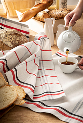 Serviette de table coton biologique, serviettes de table made in France