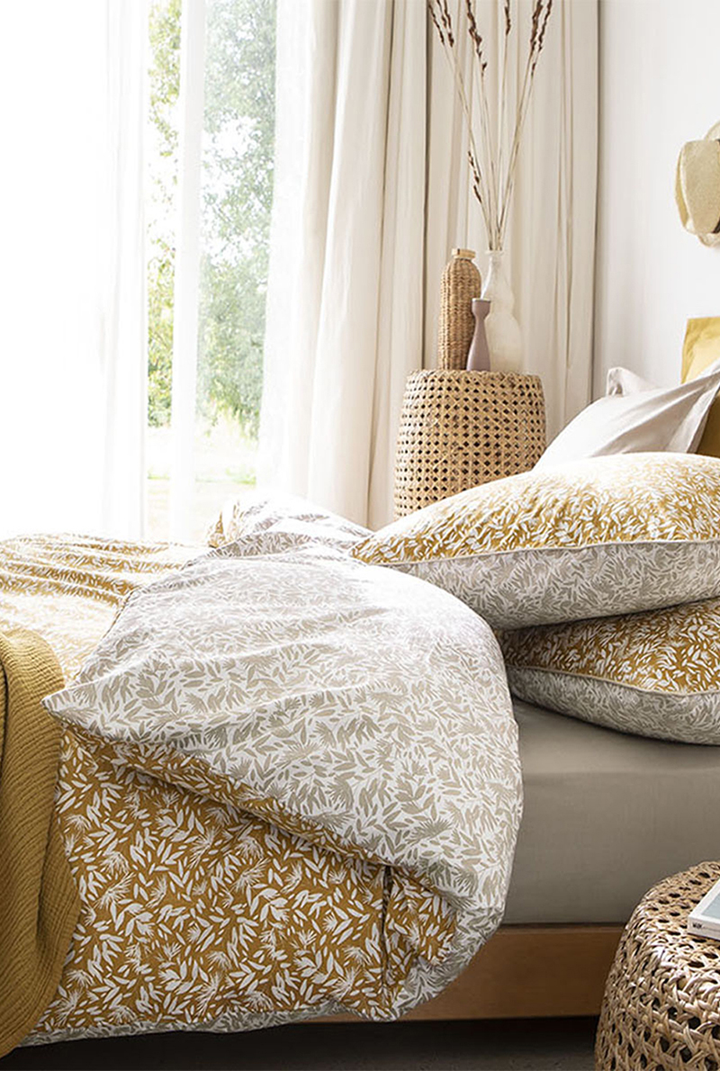 Royale - Parure de lit percale de coton motifs royaux