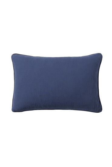 Cushion cover in washed cotton gauze INSEPARABLES