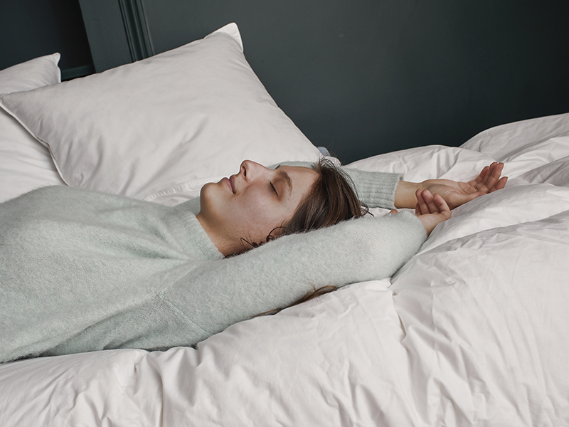 Moment de calme et de sérénité sur l'oreiller Fabuleux